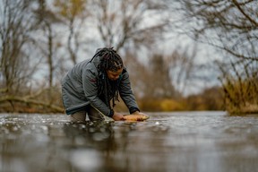 “It’s transformative to watch women find their own connection to the outdoors, whatever that looks like,” says Brown Girl Outdoor World founder Demiesha Dennis. AMBER TONER